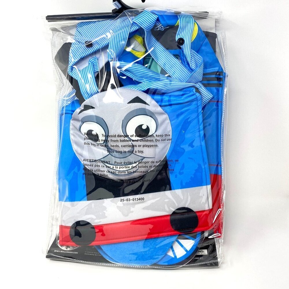 Spirit Halloween Thomas & Friends Toddler Ride-Along Thomas Train Costume OS - Picture 7 of 7
